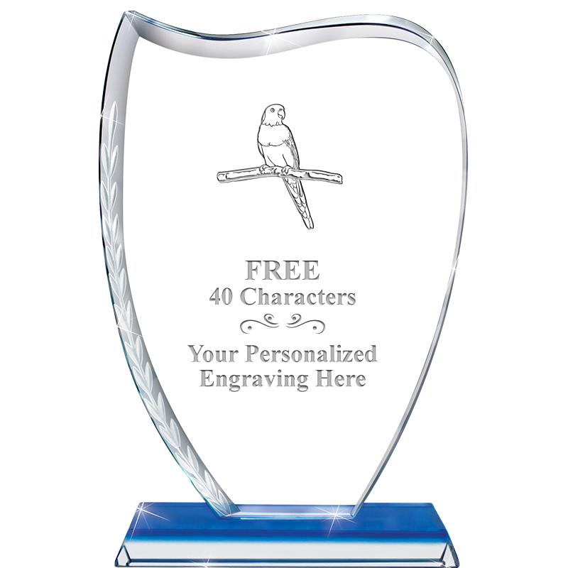 9" SAPPHIRE WREATH CRYSTAL