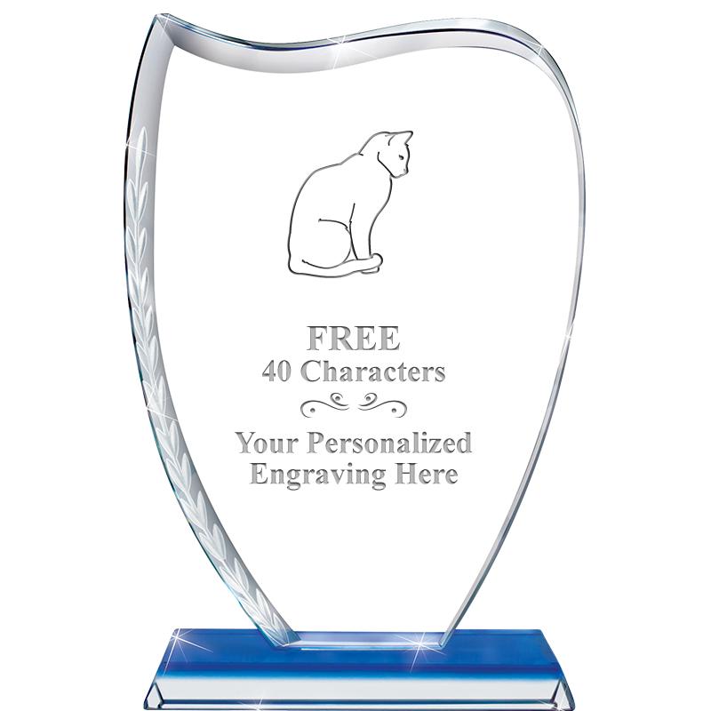 9" SAPPHIRE WREATH CRYSTAL