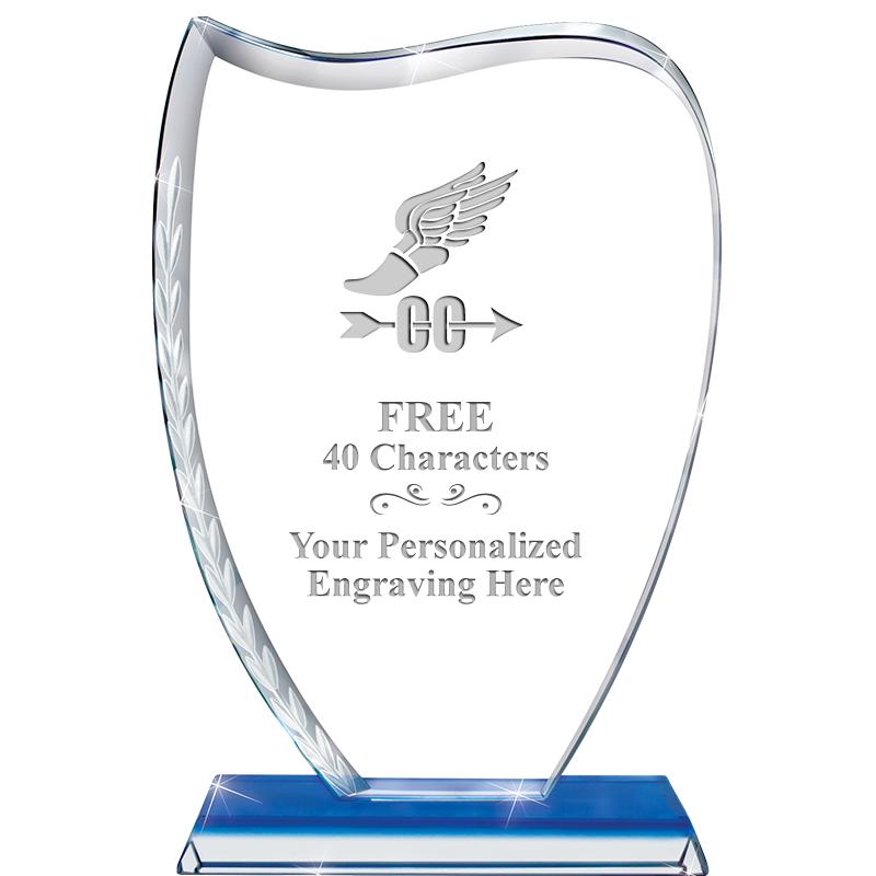 9" SAPPHIRE WREATH CRYSTAL