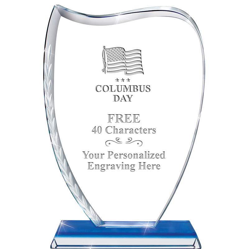 9" SAPPHIRE WREATH CRYSTAL