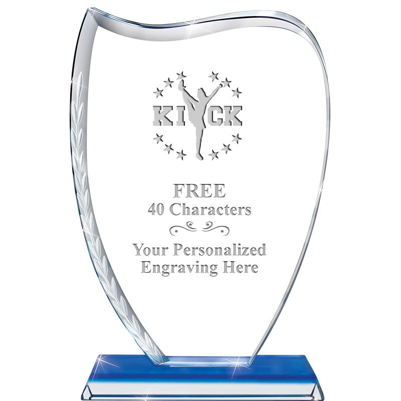 9" SAPPHIRE WREATH CRYSTAL