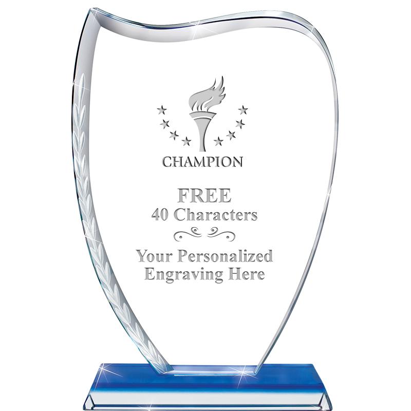 9" SAPPHIRE WREATH CRYSTAL