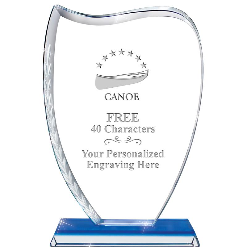 9" SAPPHIRE WREATH CRYSTAL