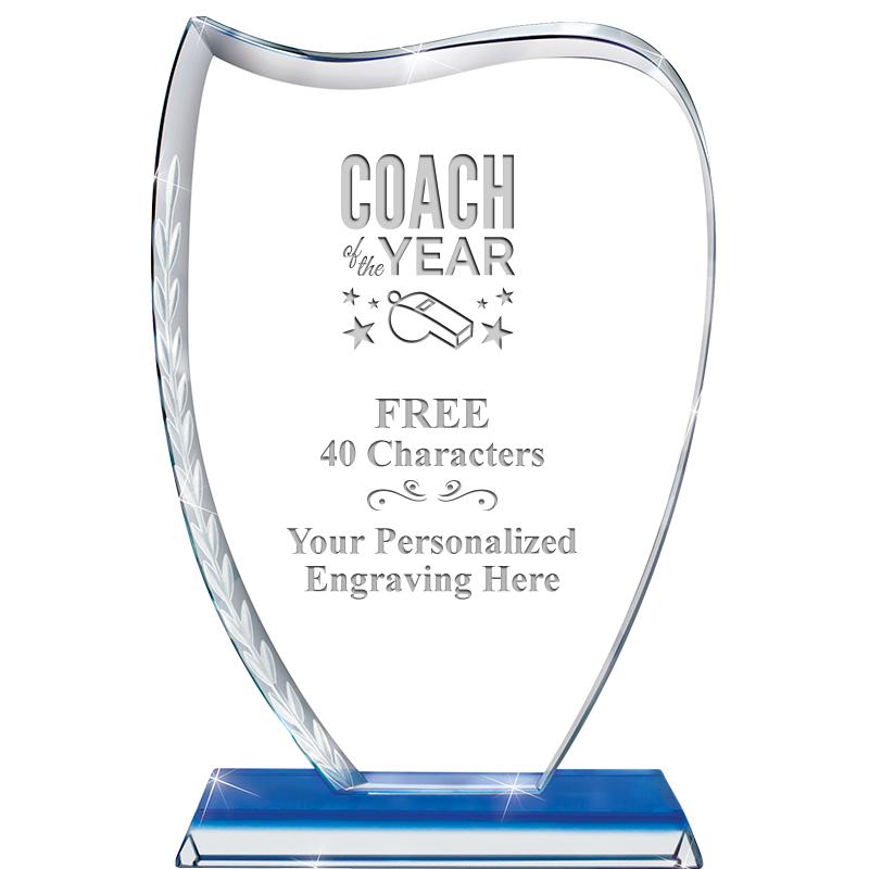 9" SAPPHIRE WREATH CRYSTAL