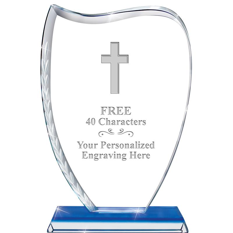 9" SAPPHIRE WREATH CRYSTAL