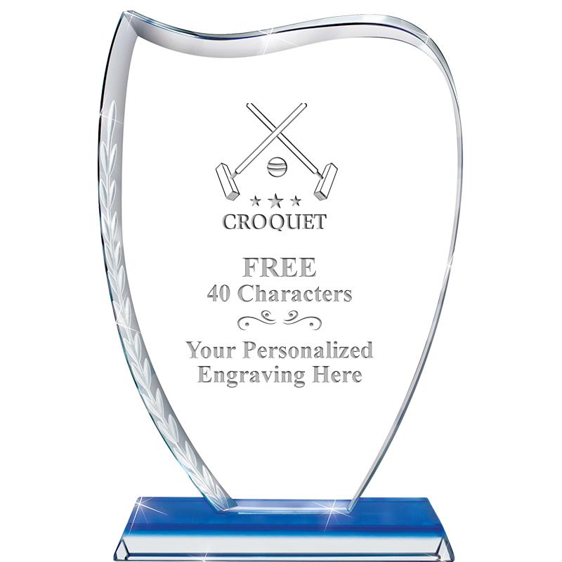 9" SAPPHIRE WREATH CRYSTAL