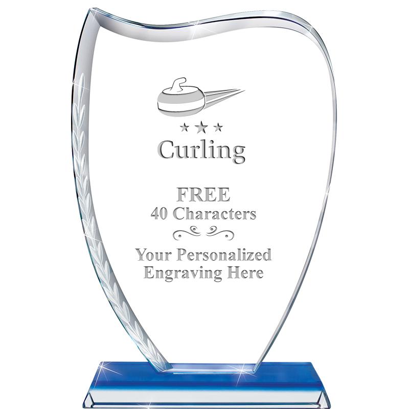 9" SAPPHIRE WREATH CRYSTAL