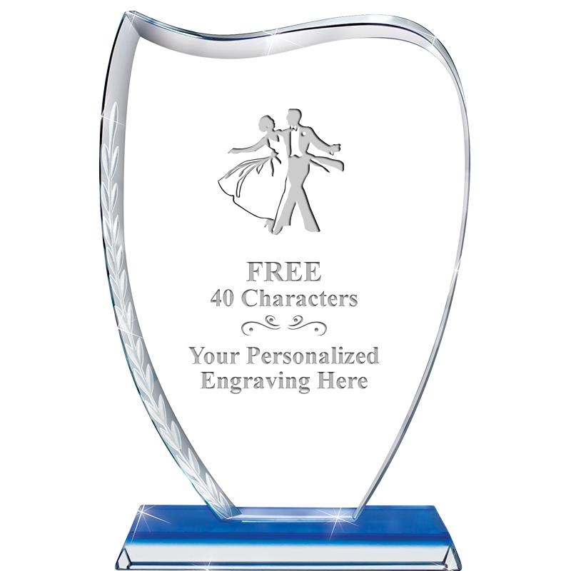 9" SAPPHIRE WREATH CRYSTAL