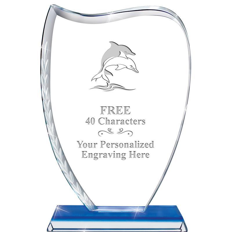 9" SAPPHIRE WREATH CRYSTAL