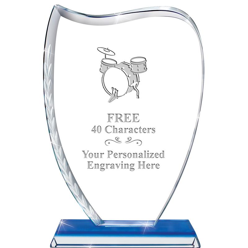 9" SAPPHIRE WREATH CRYSTAL