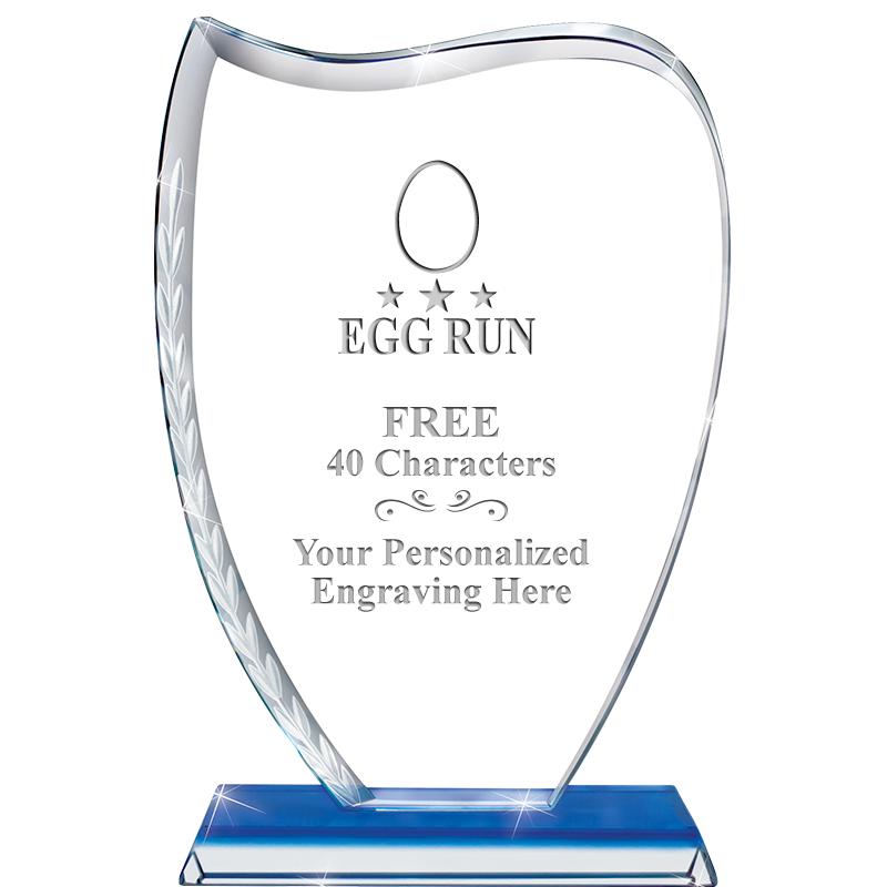 9" SAPPHIRE WREATH CRYSTAL