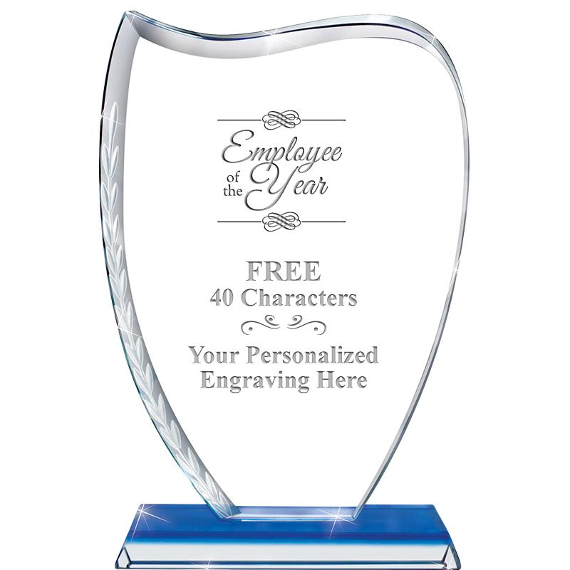 9" SAPPHIRE WREATH CRYSTAL