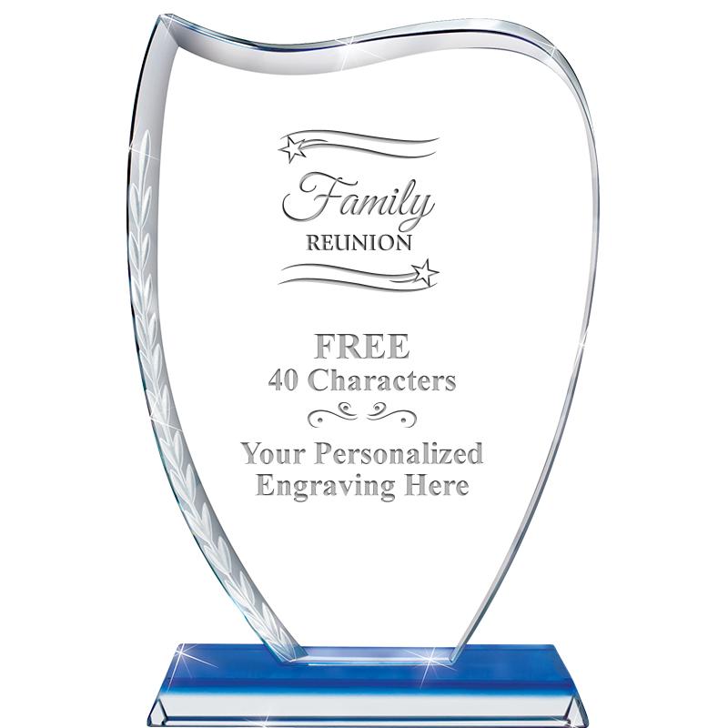 9" SAPPHIRE WREATH CRYSTAL