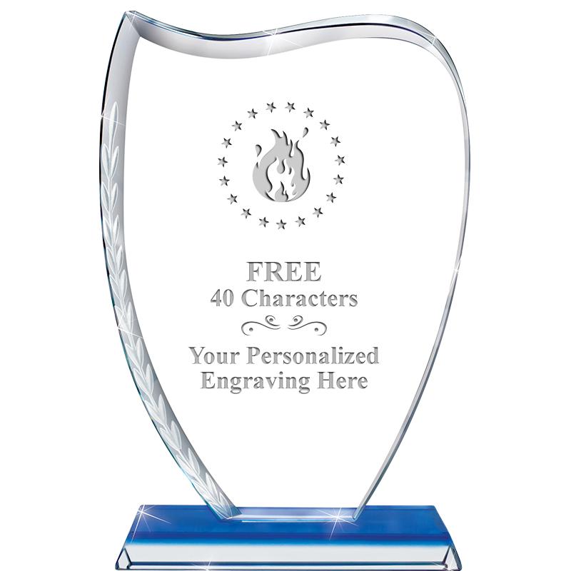 9" SAPPHIRE WREATH CRYSTAL