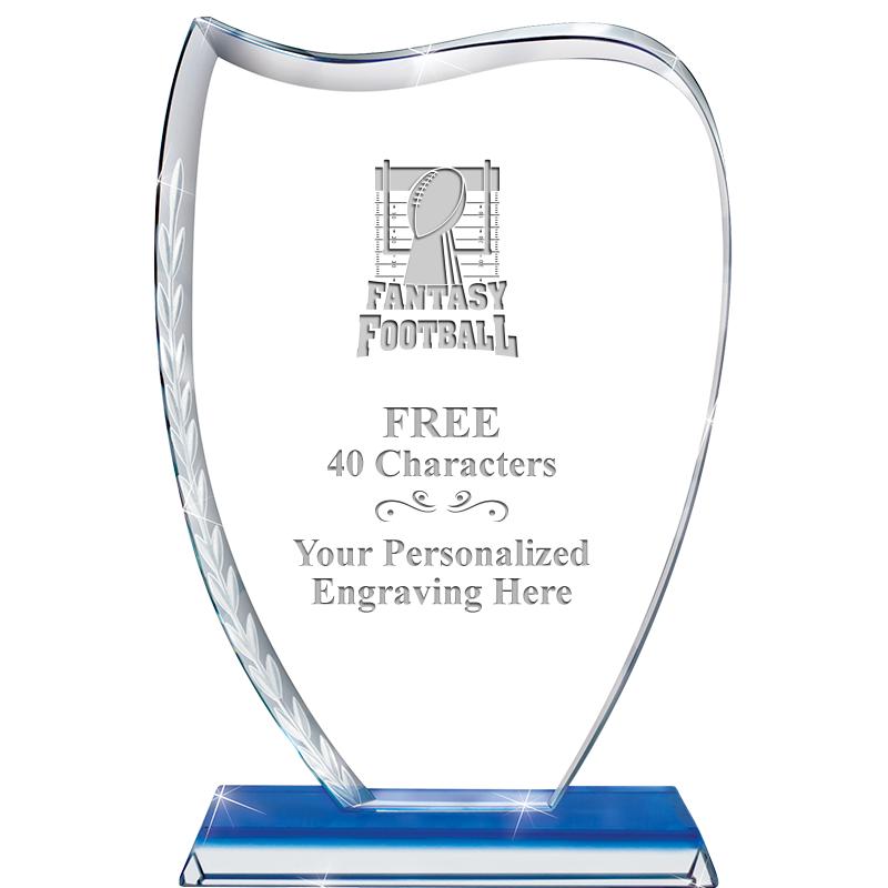 9" SAPPHIRE WREATH CRYSTAL