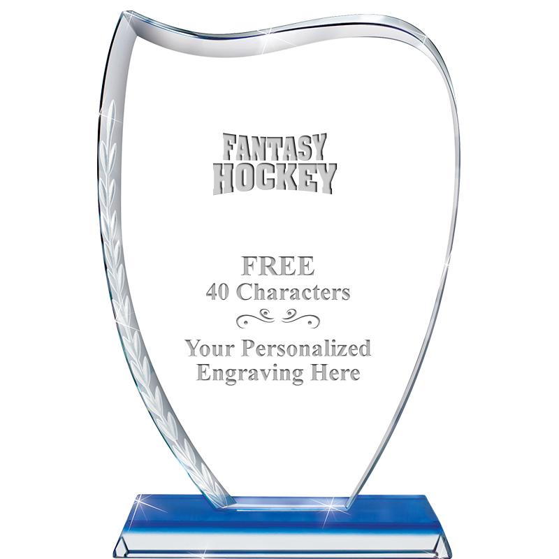 9" SAPPHIRE WREATH CRYSTAL