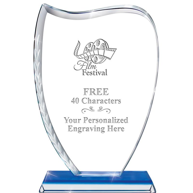 9" SAPPHIRE WREATH CRYSTAL