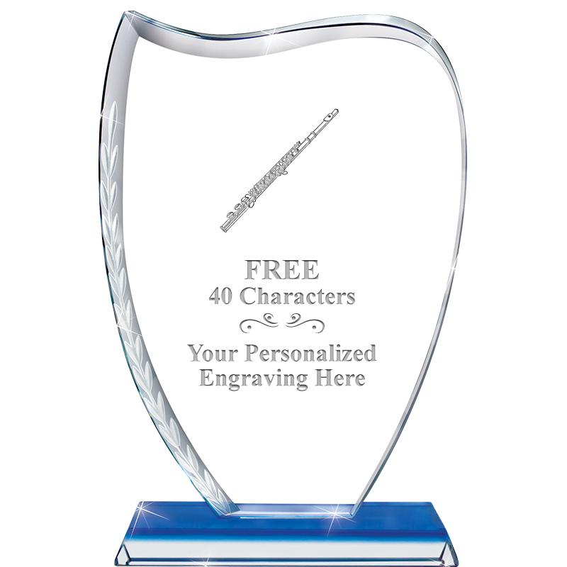 9" SAPPHIRE WREATH CRYSTAL