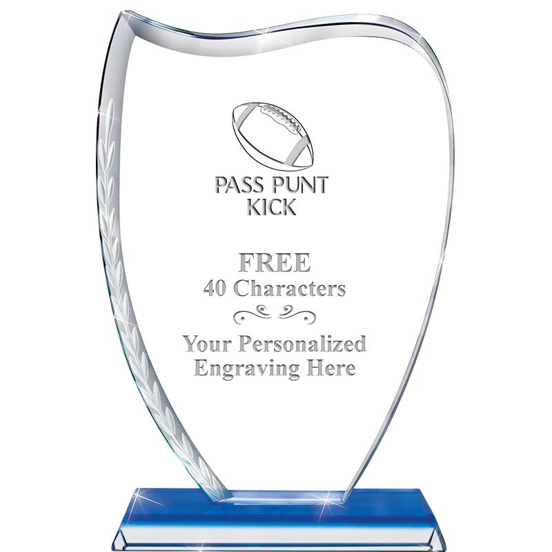 9" SAPPHIRE WREATH CRYSTAL