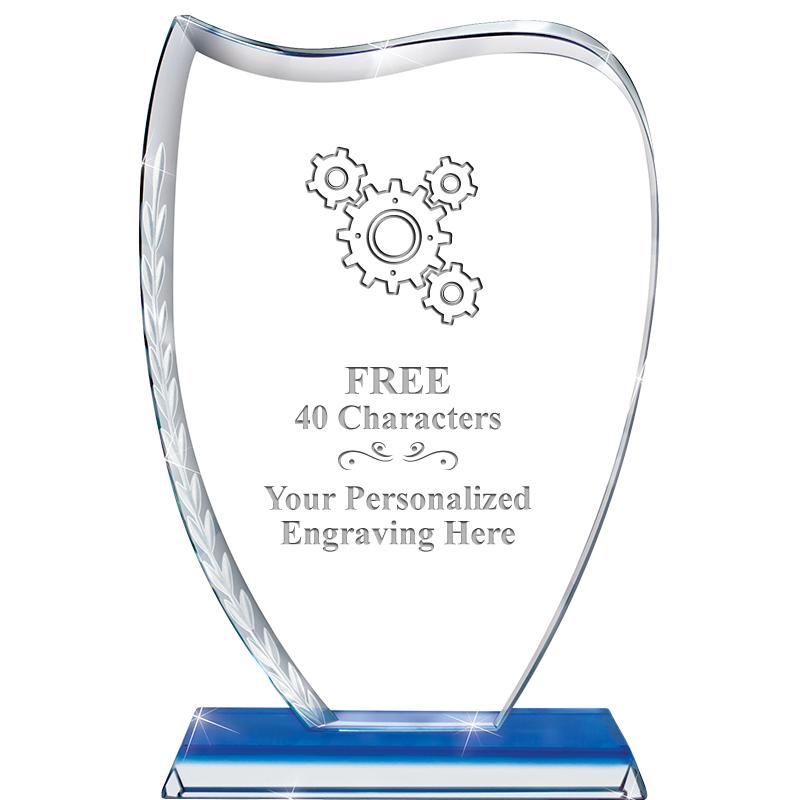 9" SAPPHIRE WREATH CRYSTAL