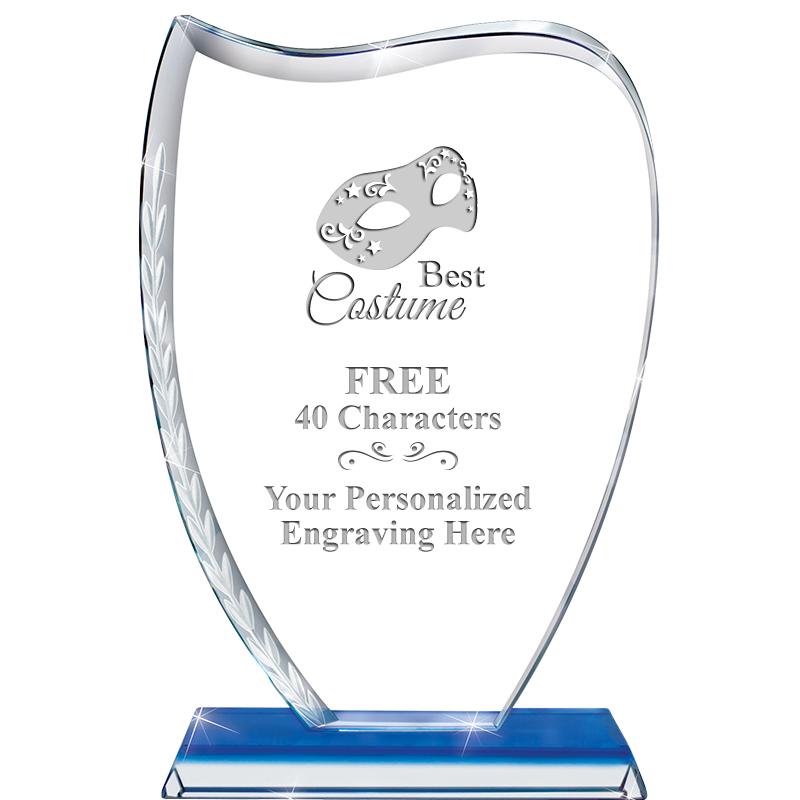 9" SAPPHIRE WREATH CRYSTAL