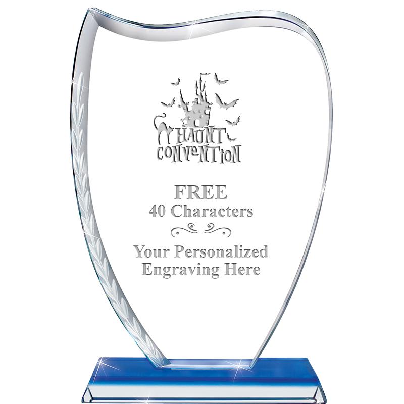 9" SAPPHIRE WREATH CRYSTAL