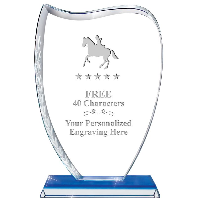 9" SAPPHIRE WREATH CRYSTAL