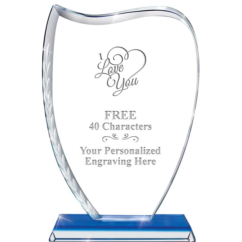 9" SAPPHIRE WREATH CRYSTAL