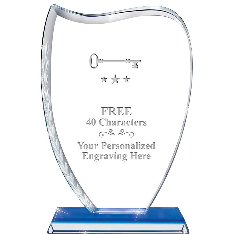 9" SAPPHIRE WREATH CRYSTAL