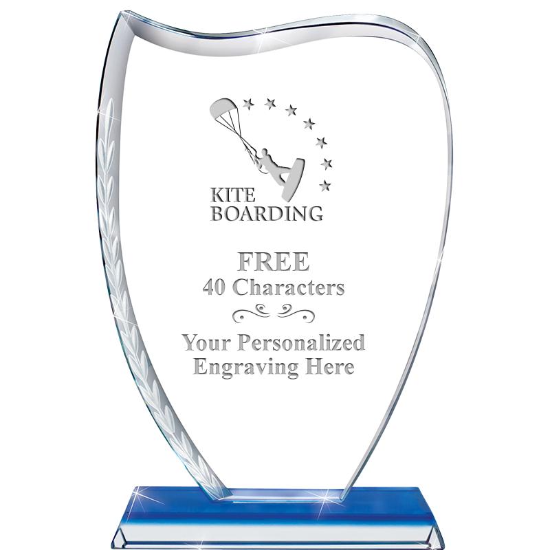 9" SAPPHIRE WREATH CRYSTAL