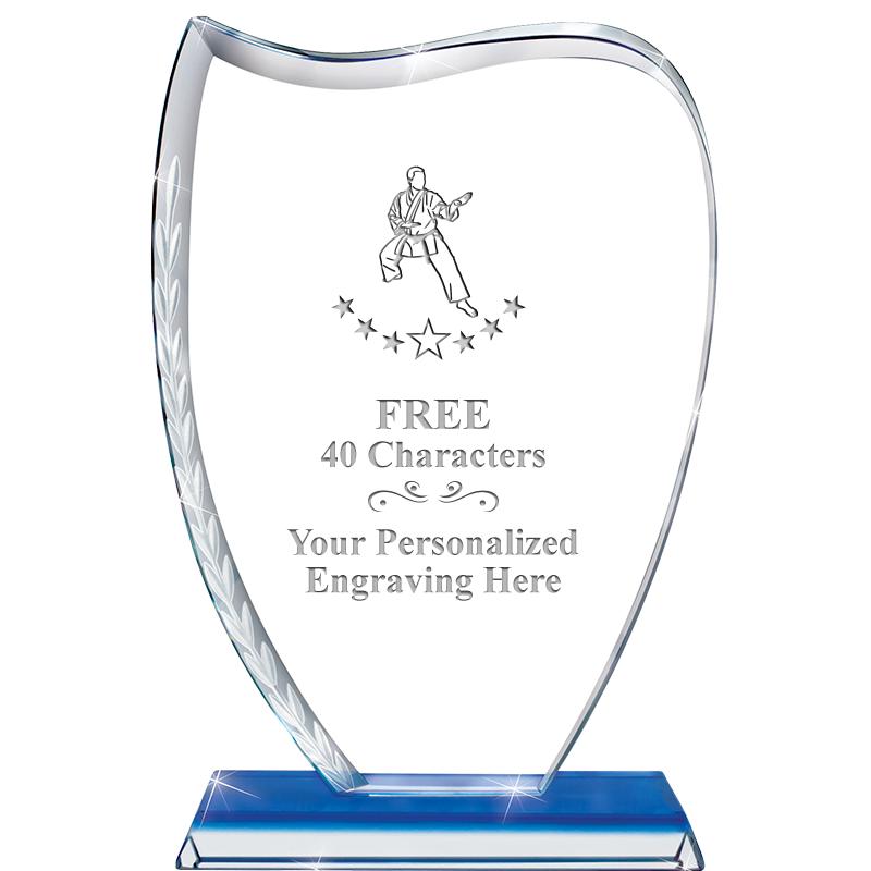 9" SAPPHIRE WREATH CRYSTAL