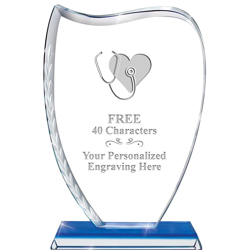 9" SAPPHIRE WREATH CRYSTAL