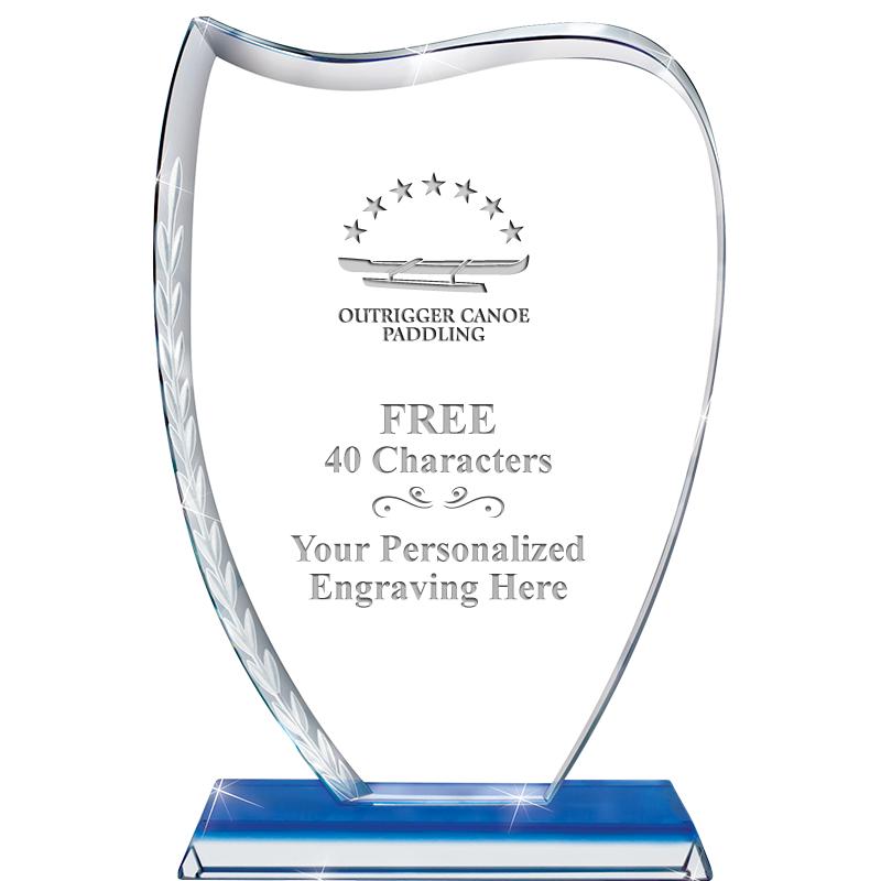 9" SAPPHIRE WREATH CRYSTAL