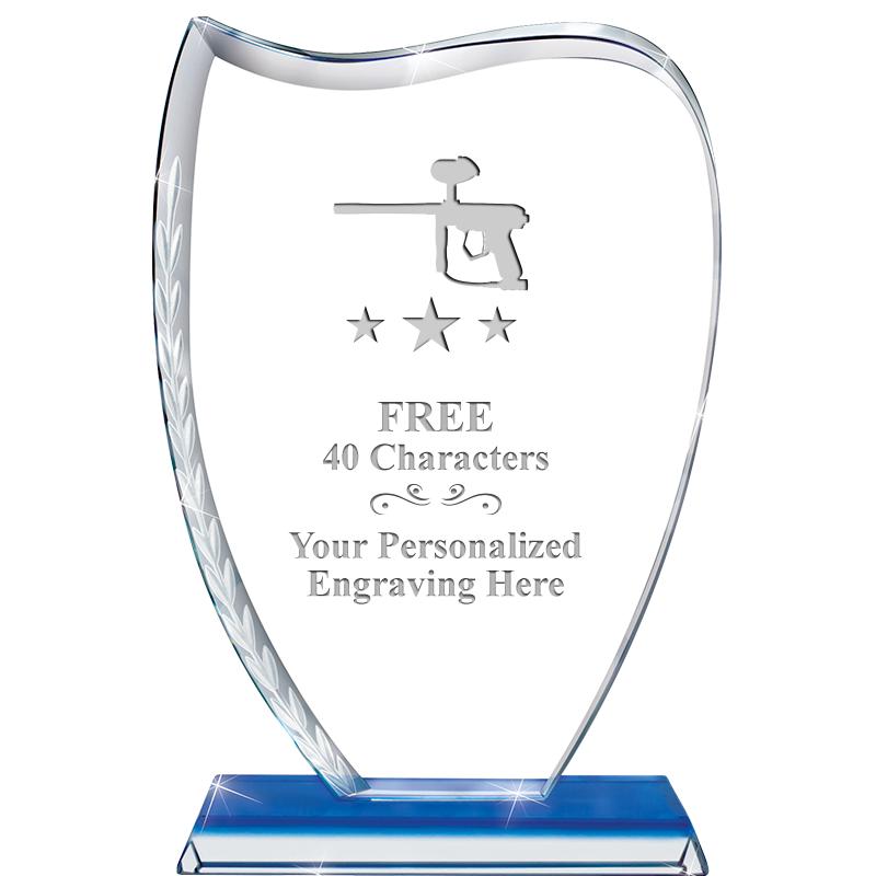 9" SAPPHIRE WREATH CRYSTAL