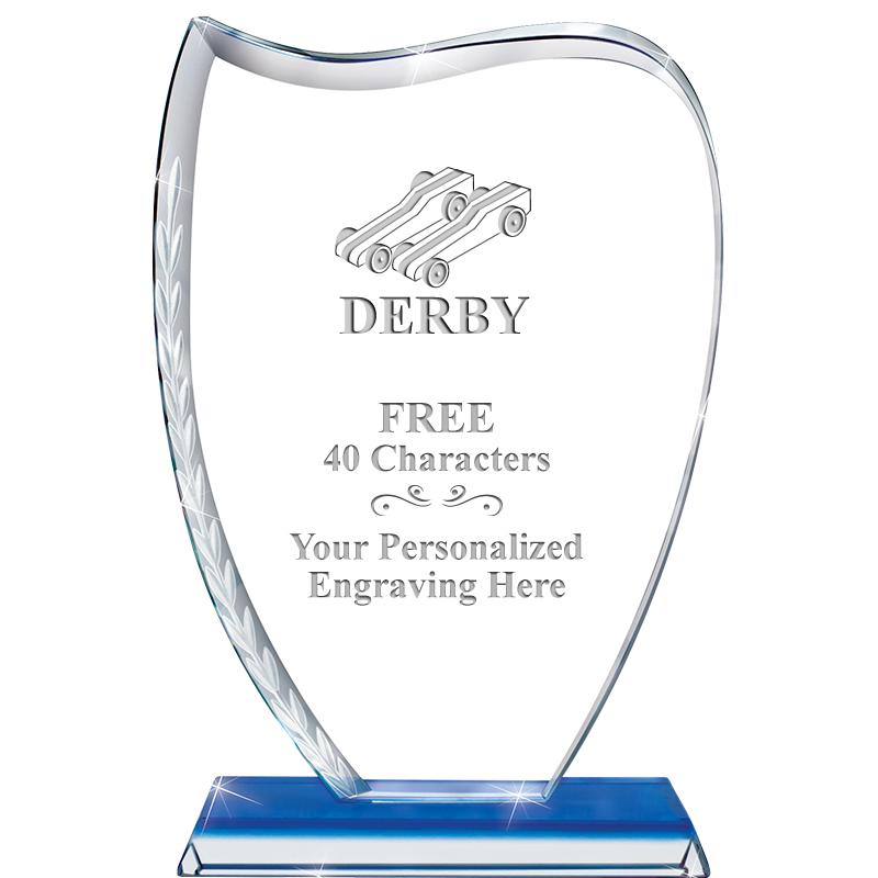 9" SAPPHIRE WREATH CRYSTAL