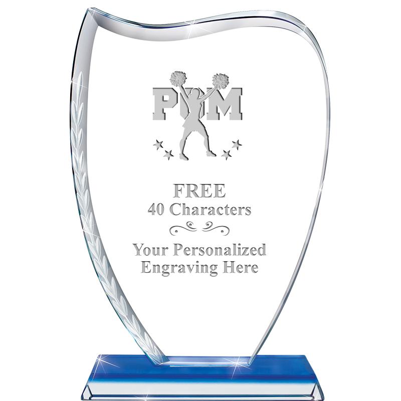 9" SAPPHIRE WREATH CRYSTAL