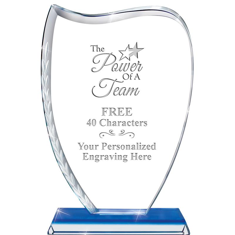 9" SAPPHIRE WREATH CRYSTAL