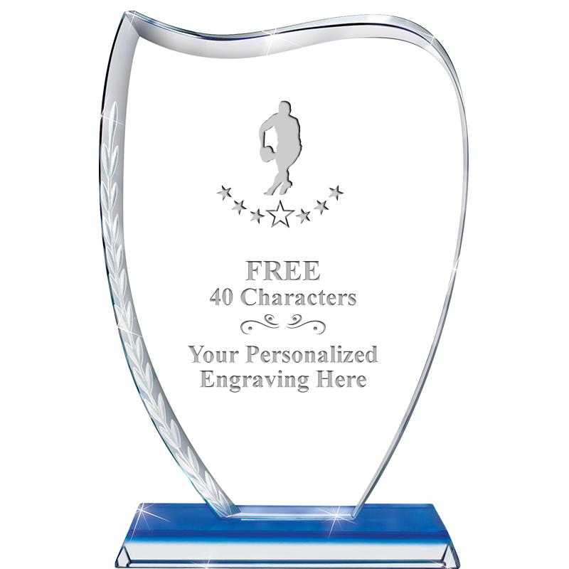 9" SAPPHIRE WREATH CRYSTAL