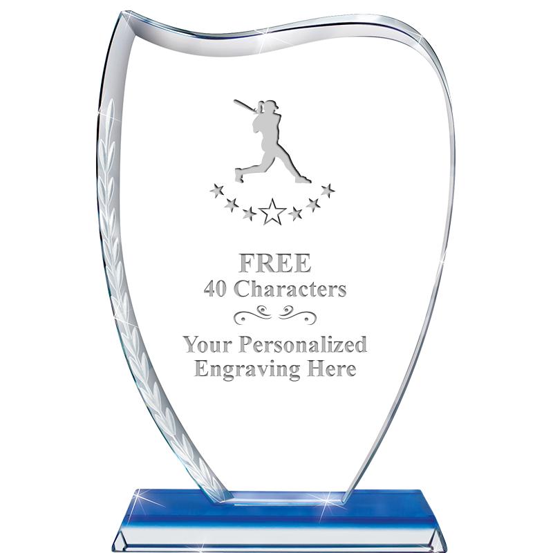 9" SAPPHIRE WREATH CRYSTAL