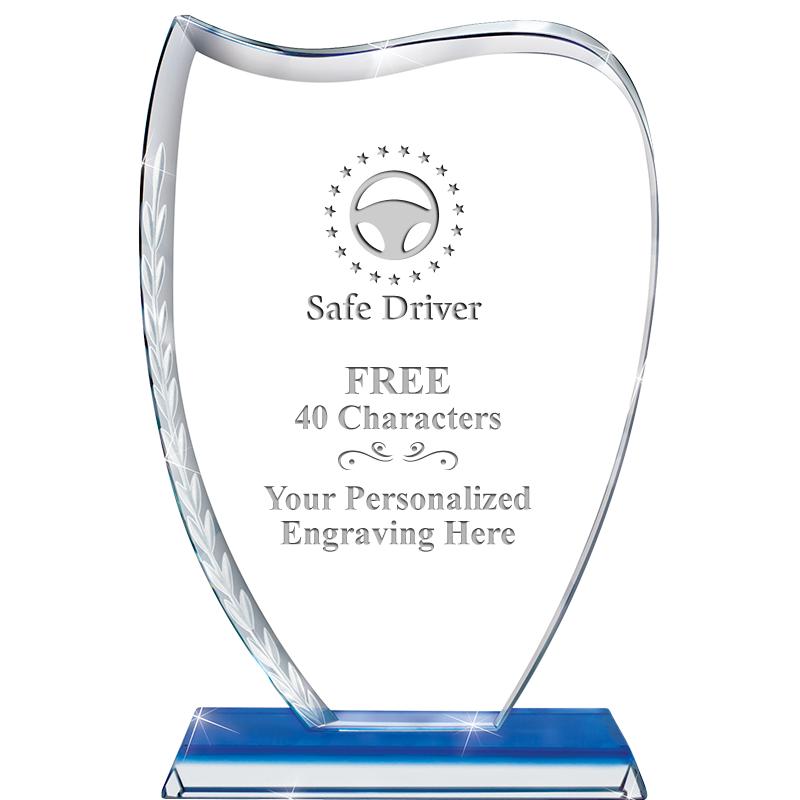 9" SAPPHIRE WREATH CRYSTAL