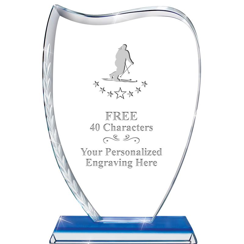 9" SAPPHIRE WREATH CRYSTAL