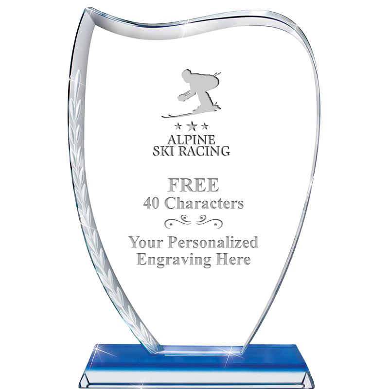 9" SAPPHIRE WREATH CRYSTAL