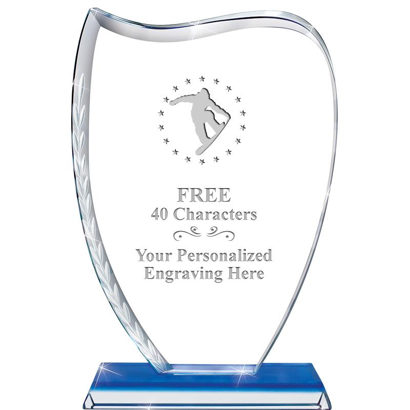 9" SAPPHIRE WREATH CRYSTAL