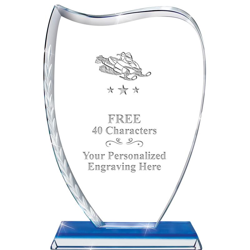 9" SAPPHIRE WREATH CRYSTAL