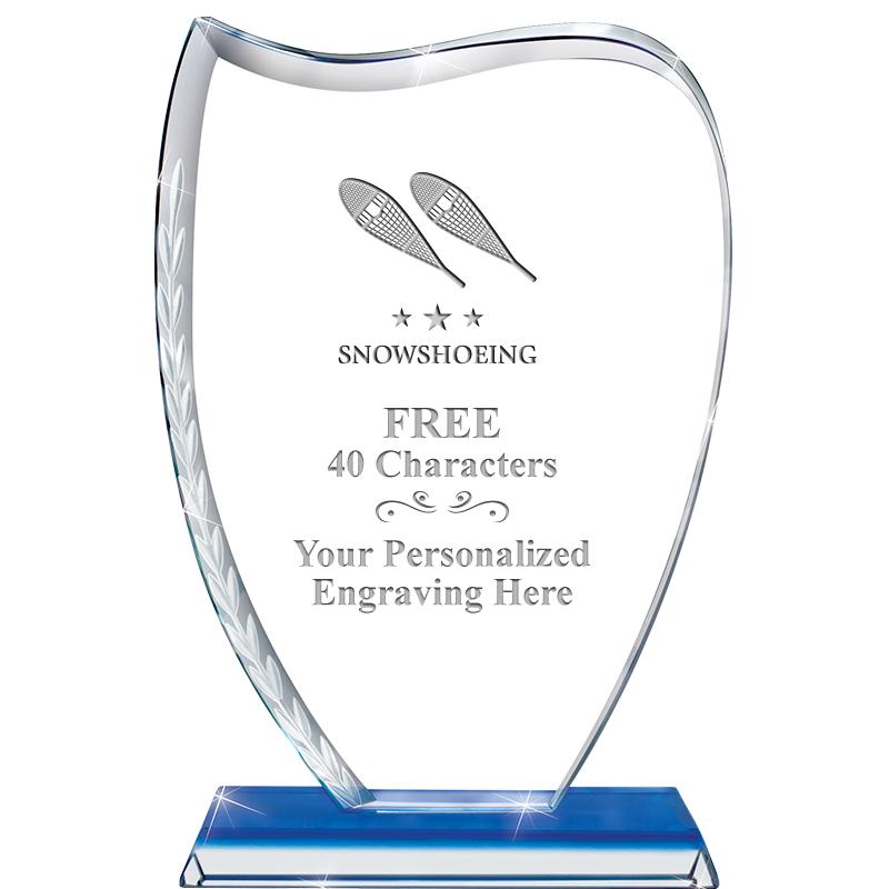 9" SAPPHIRE WREATH CRYSTAL