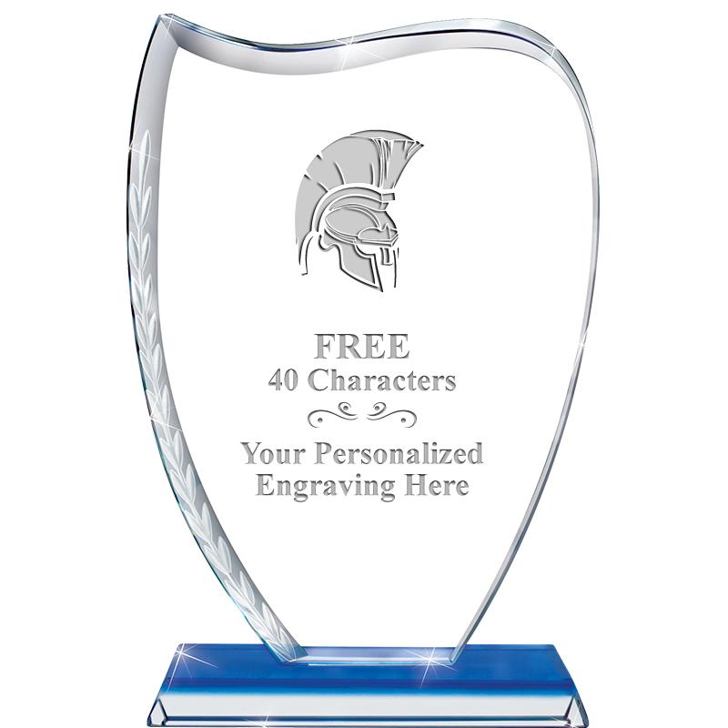 9" SAPPHIRE WREATH CRYSTAL