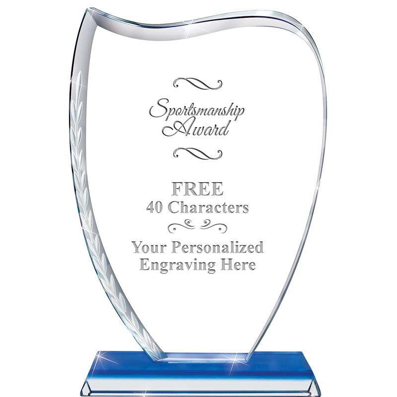 9" SAPPHIRE WREATH CRYSTAL