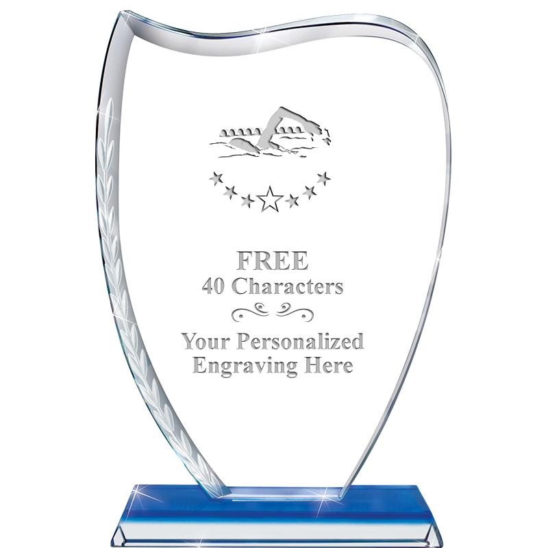 9" SAPPHIRE WREATH CRYSTAL