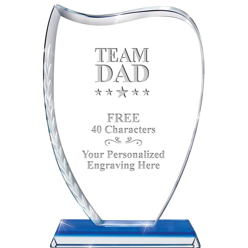 9" SAPPHIRE WREATH CRYSTAL