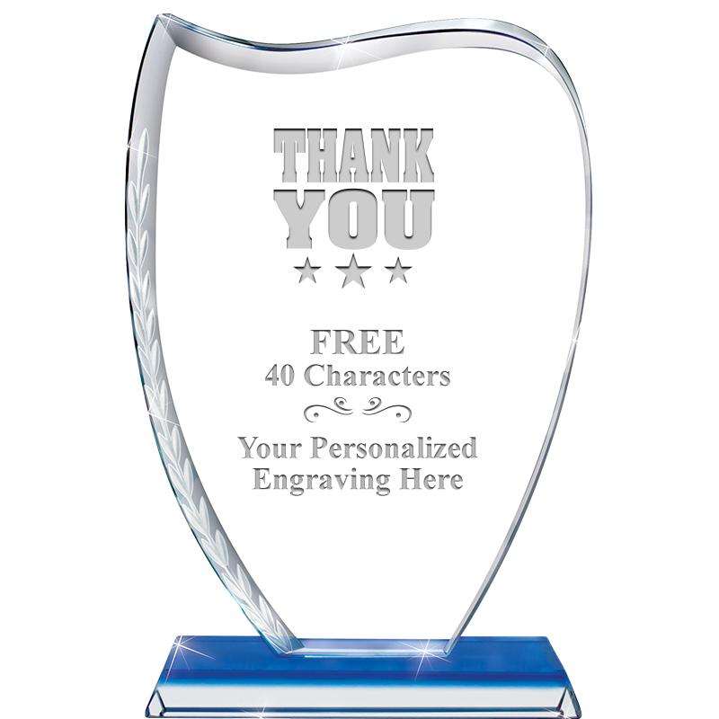 9" SAPPHIRE WREATH CRYSTAL